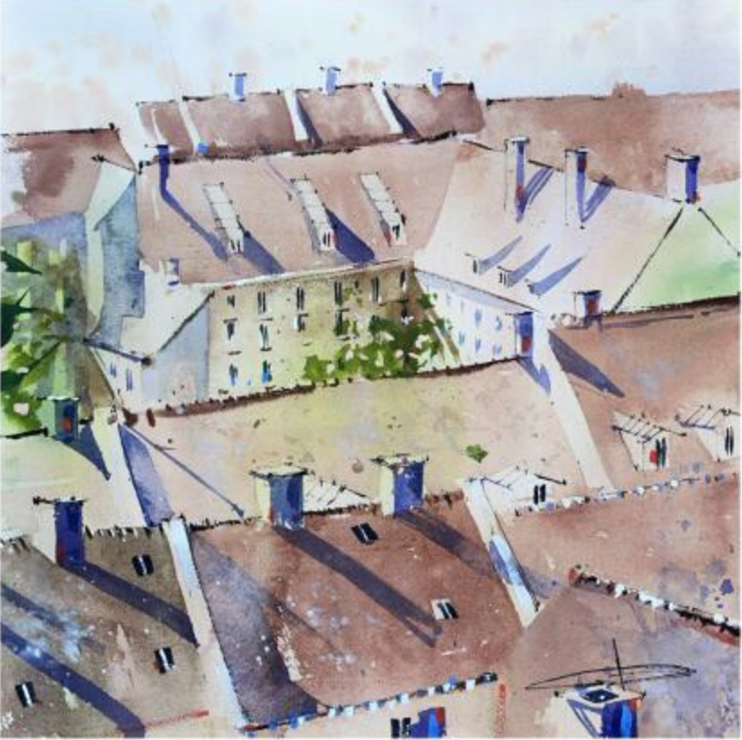 Soft Light Over Copenhagen roofs