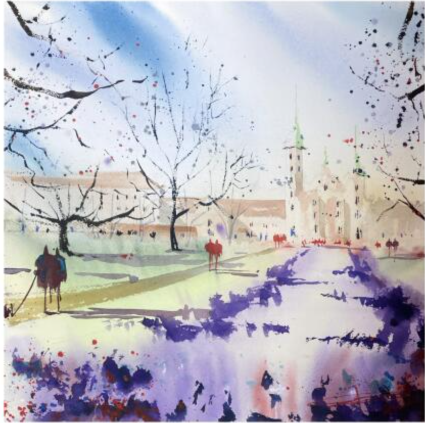 Leaves Falling in Copenhagen