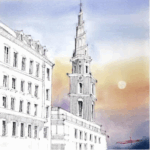 Spirals Toward the Sky of Copenhagen