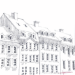 Typical copenhagen architecture