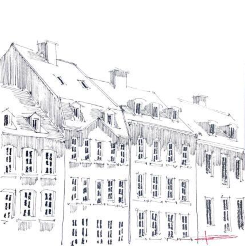 Typical copenhagen architecture