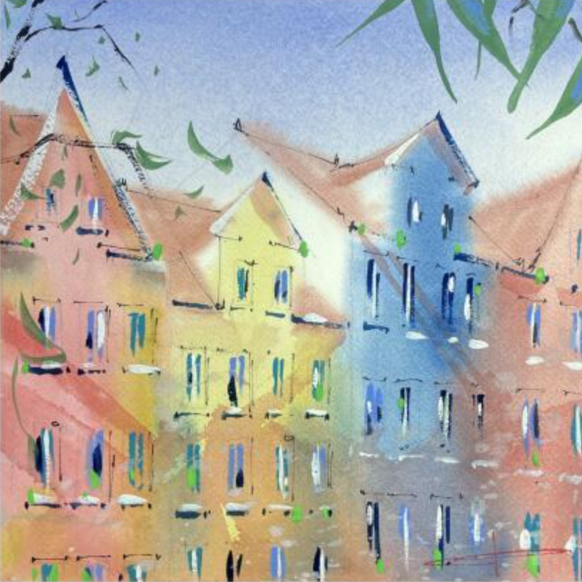 Summer leaves in copenhagen