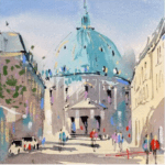 Biking close to Amalienborg