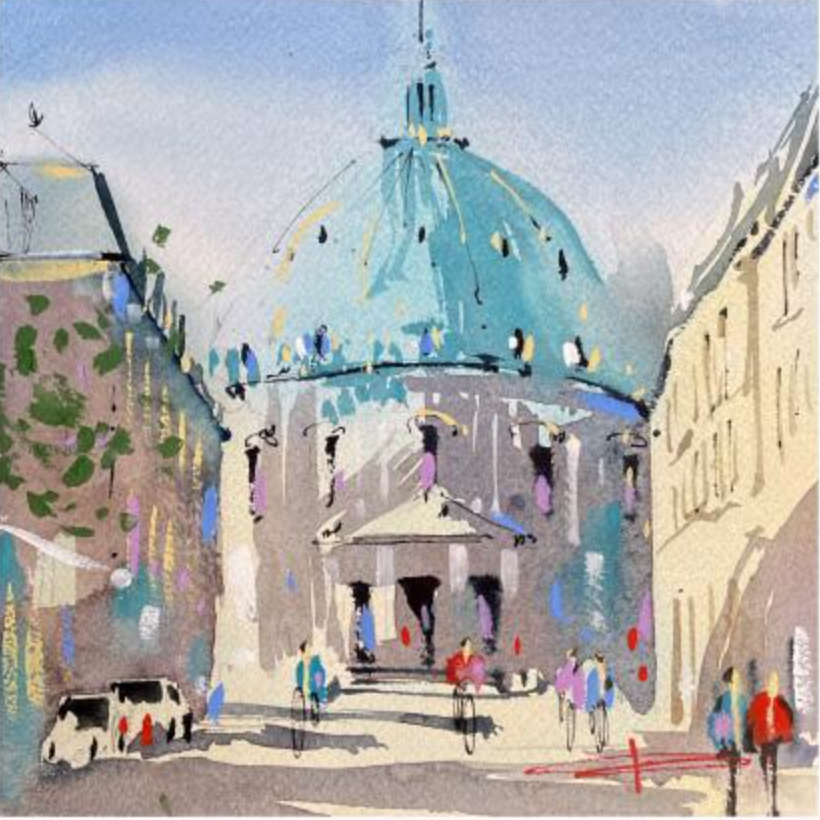 Biking close to Amalienborg