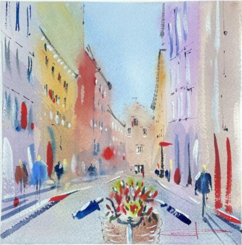 Bike and flower for my love