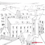 Stillness Above the Streets of Copenhagen