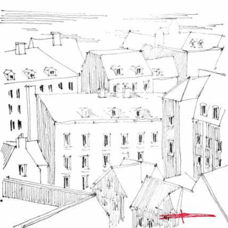 Stillness Above the Streets of Copenhagen