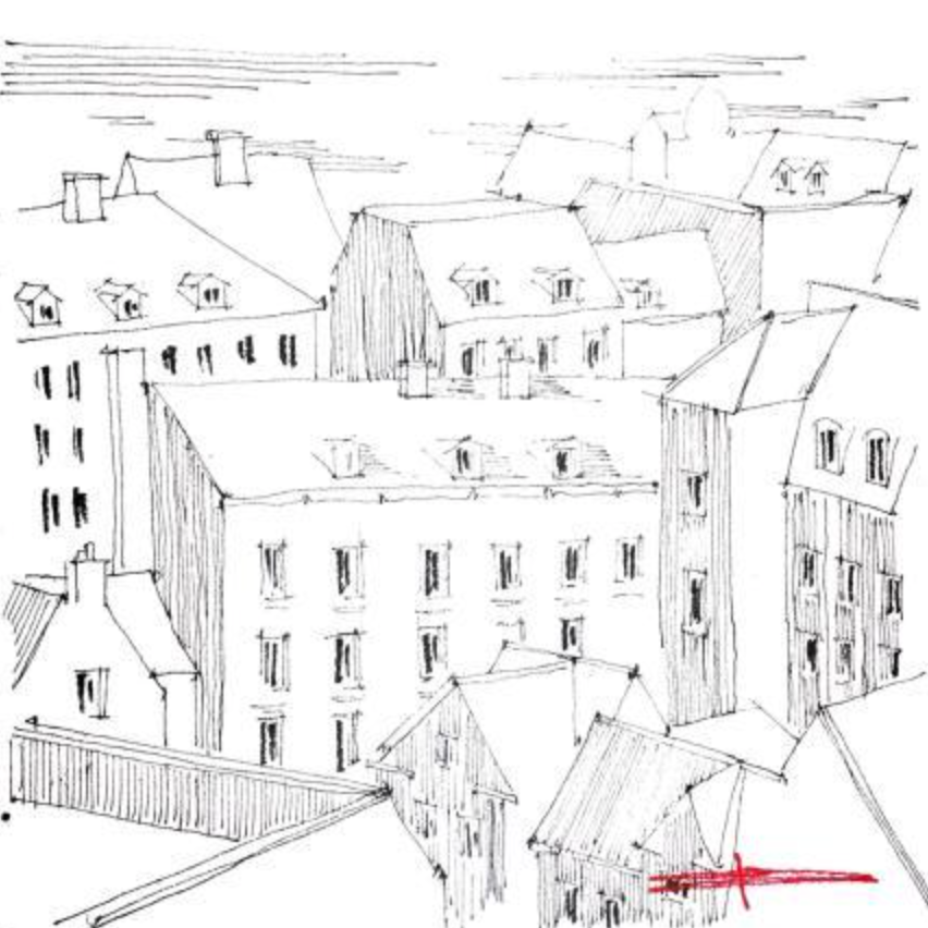 Stillness Above the Streets of Copenhagen