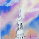 Our saviour spike in sunset