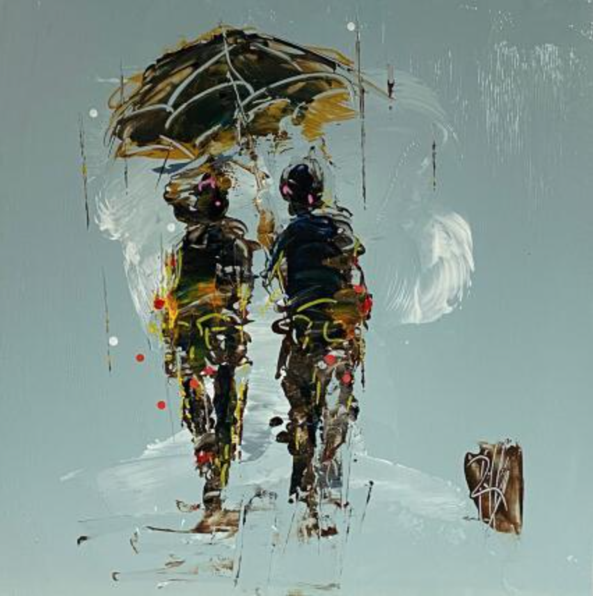 Sous une petite pluie